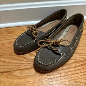 Women's Brown Boat Shoes
